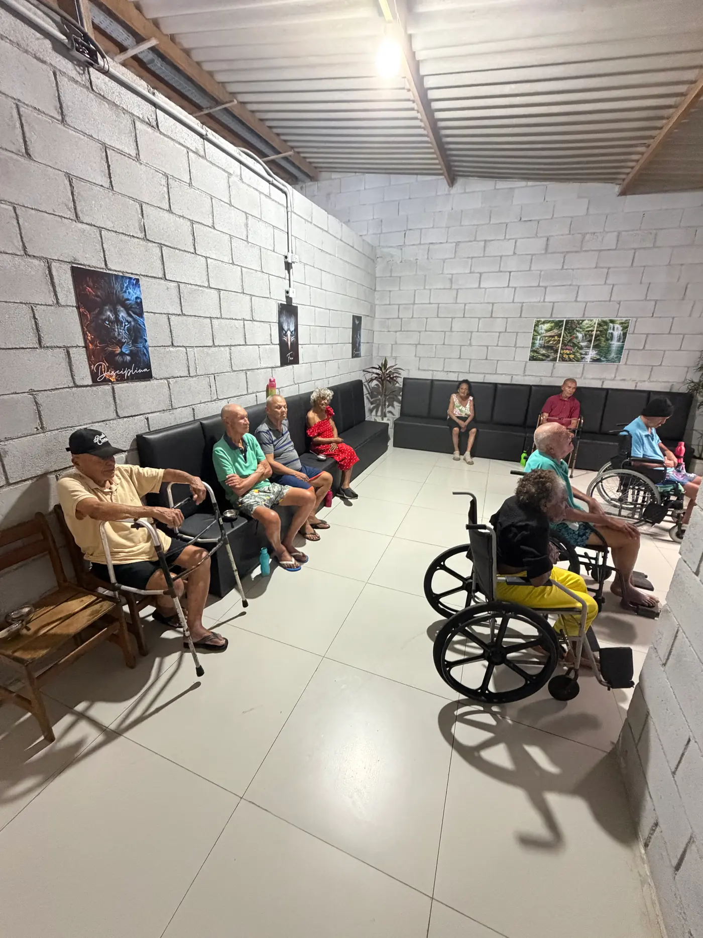 Convívio na sala de estar